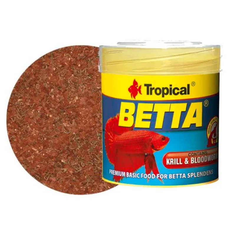 Alimento Tropical Betta Krill Flakes para Peces