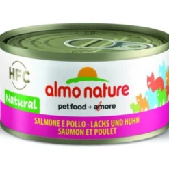 Almo Nature HFC Pollo con Salmón Gelatina para Gatos 70g