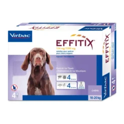 Antiparasitario externo Effitix perros medianos 10-20 Kg