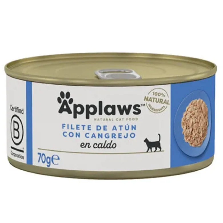 Applaws Cat Lata Atún y Cangrejo 70g