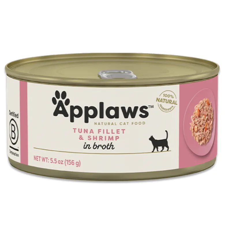 Applaws Cat Lata Atún y Gambas 156g