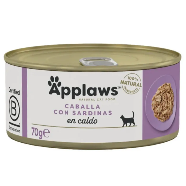 Applaws Cat Lata Caballa y Sardina 70g