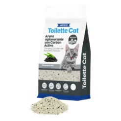 Arena Aglomerante con Carbón Activo para Gatos
