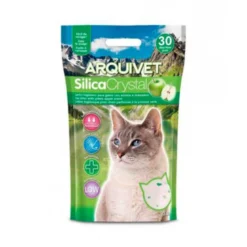 Arena de sílice para gato con aroma a manzana verde