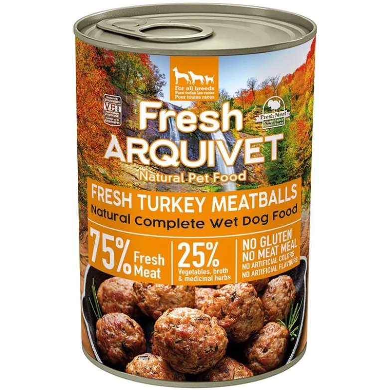 Arquivet Fresh Albondigas Pavo, Brócoli y Calabaza para Perros
