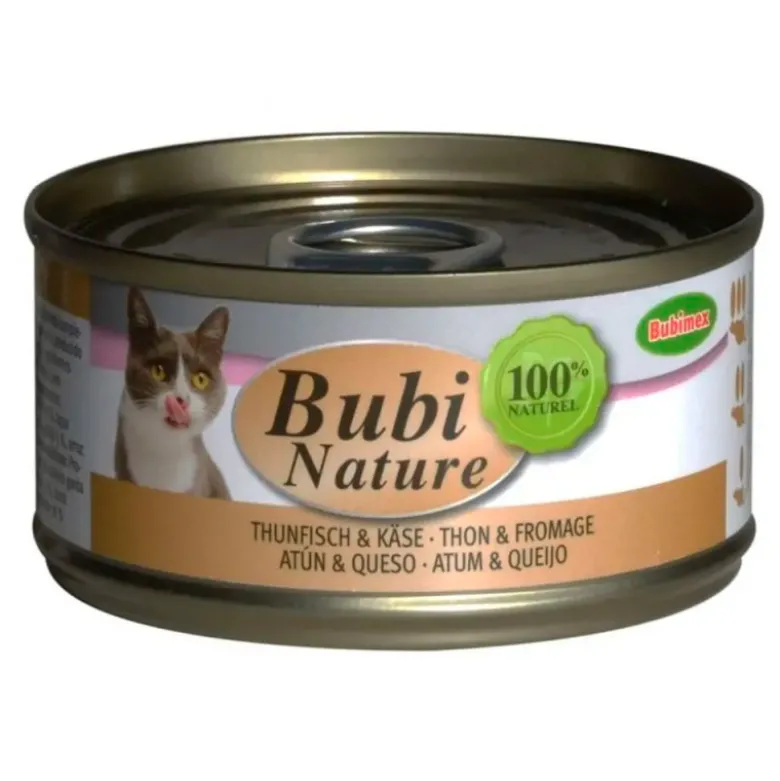 Bubi Nature Atún & Queso para Gatos 70g