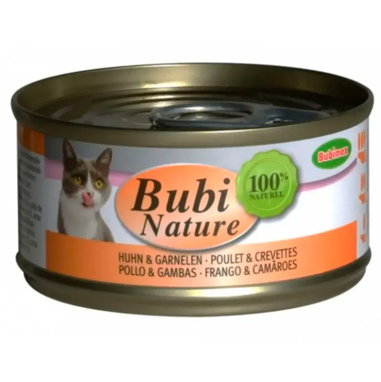 Bubi Nature Pollo & Gambas 70g para Gatos