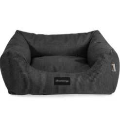 Cama Boston Cuadro Negro para Perros