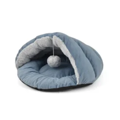 Cama Cueva con Pelota para Gatos y Perros Pequeños