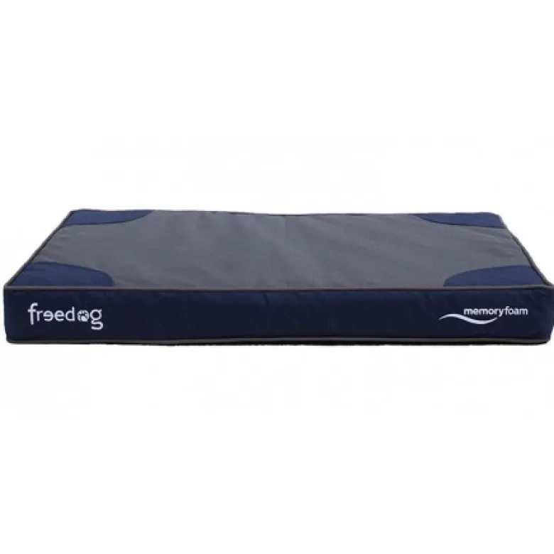 Cama Rectangular Memory Foam Fla Azul