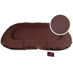 Cama VIP Anti Mosquito Marrón Oscuro para Perros