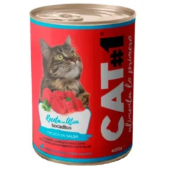CAT-1 Atún y Cereales para Gatos Lata 400g