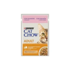 Cat Chow Adulto con Salmón y Judías 85g