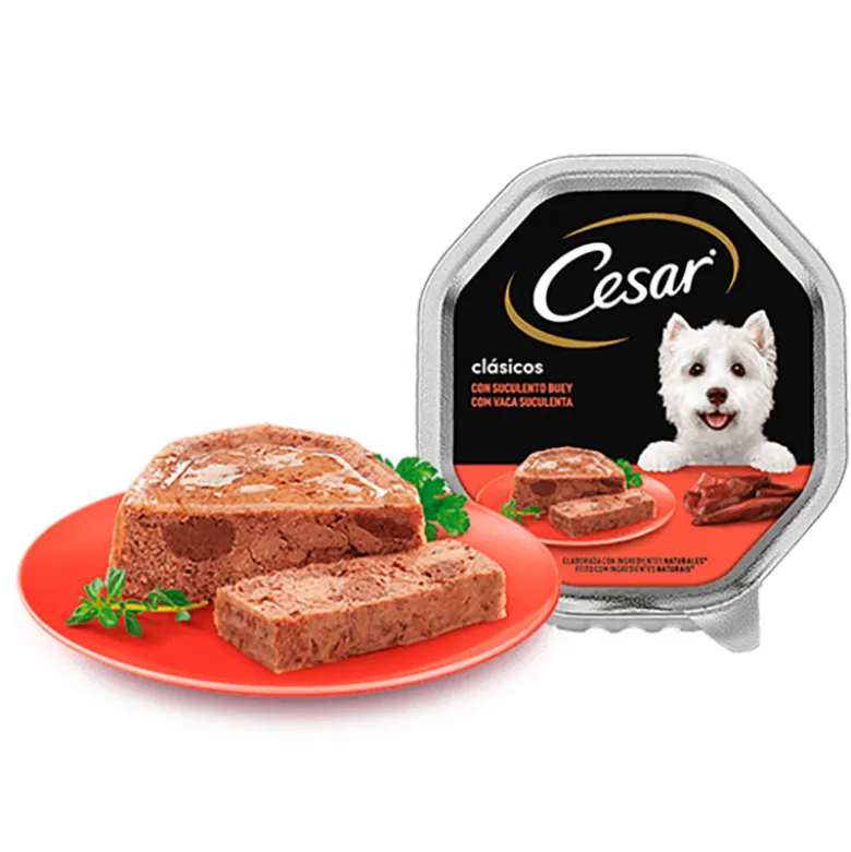 Cesar Bulpack Buey 20+8 de 150g para Perros