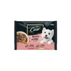 Cesar Multipack Selección Carne en Salsa 4 x 100g