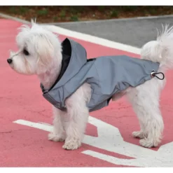 Chubasquero con Capucha Reflectante Sport para Perros