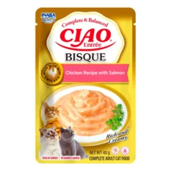 Churu Entrée Bisque Pollo con Salmón para Gatos 40g