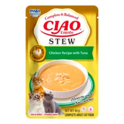 Churu Entrée Stew Pollo con Atún para Gatos 40g
