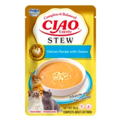 Churu Entrée Stew Pollo con Queso para Gatos 40g