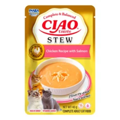 Churu Entrée Stew Pollo con Salmón para Gatos 40g