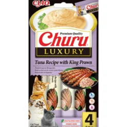 Churu Luxury Atún con Langostino para Gatos