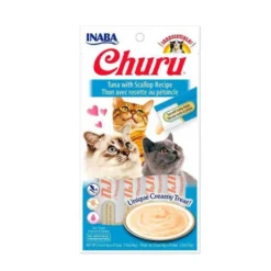Churu Receta de Atún con Vieira para Gatos