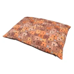 Cojín Desenfundable Reversible Animalia Choco