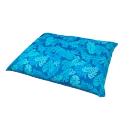Cojín Impermeable Desenfundable Tropical Celeste