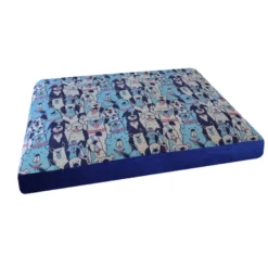 Colchón Mullido Animalia Azul Perritos