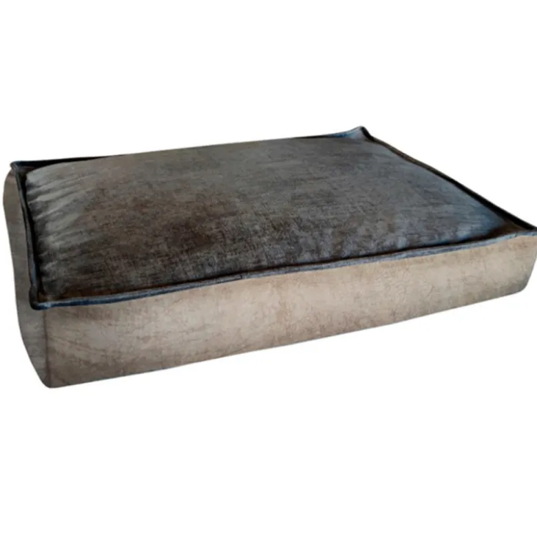 Colchón Mullido Antimanchas Eva Soft Combi Plata para Perro y Gato