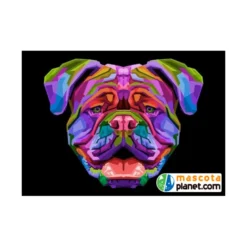 Colchoneta Bulldog Inglés Desenfundable para Perros