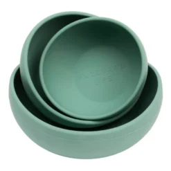 Comedero FuzzYard de Silicona Myrtle Verde para Perros