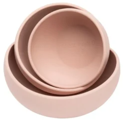 Comedero FuzzYard de Silicona Soft Blush Rosa para Perros