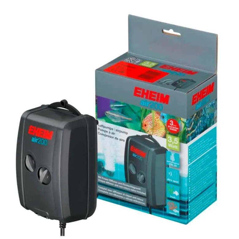 Compresor de Aire EHEIM Air Pump 200 para Acuarios