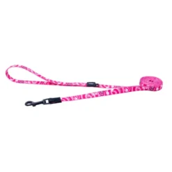 Correa Rogz Fusion Pink Paw para Perros