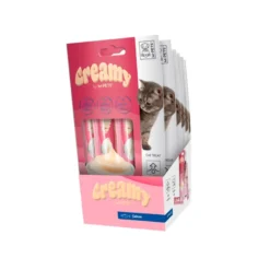 Creamy Cat Treat Salmón 4x15g