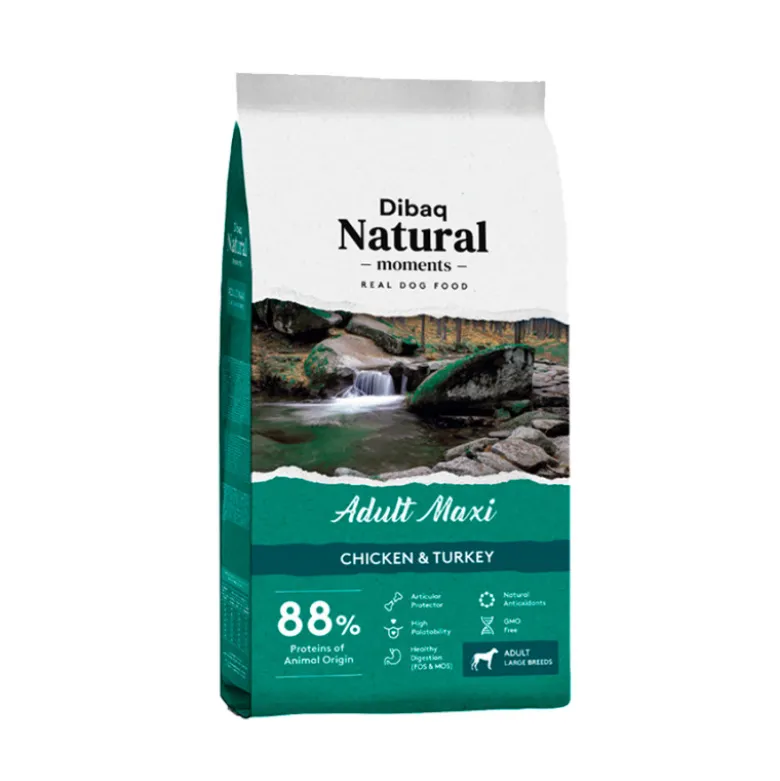Dibaq Natural Moments Adult Maxi Pollo y Pavo