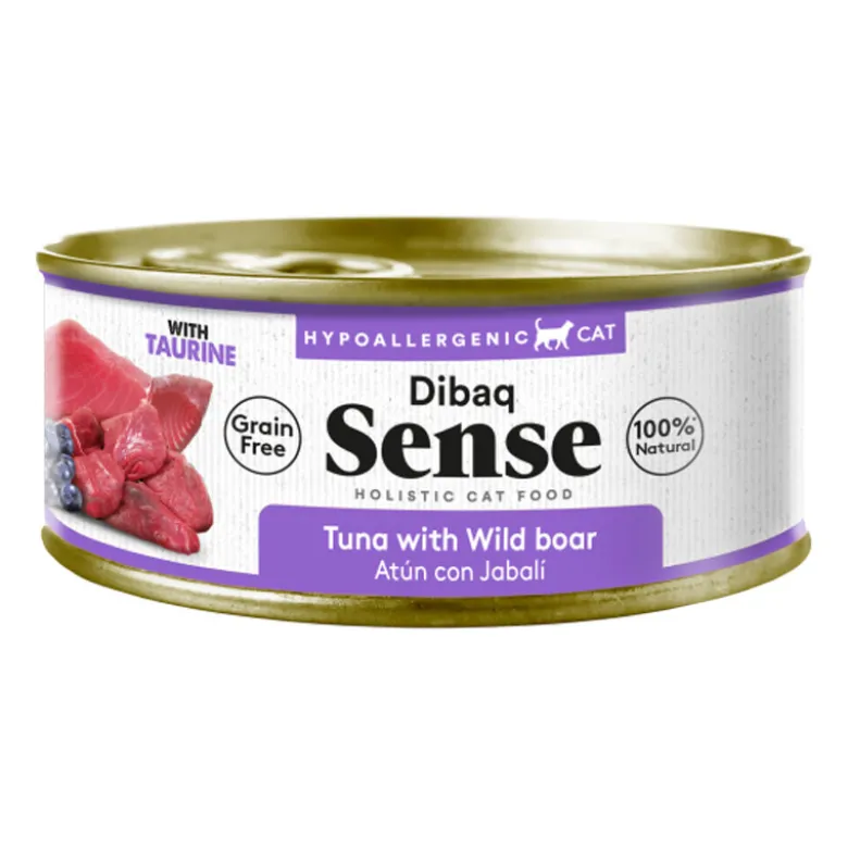 Dibaq Sense Gato Atún con Jabalí