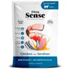 Dibaq Sense Grain Free Bocaditos en Salsa Pollo con Sardinas para Gatos Sobre 100g
