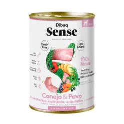 Dibaq Sense Grain Free Conejo y Pavo 380g