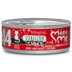Disugual MiniMe Cubes Ternera y Pollo para Gatos Esterilizados 85g