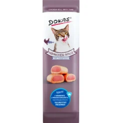 Dokas Mini Rollos Pollo y Atún para Gatos