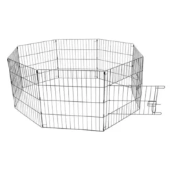 Duvo Parque Metalico Perros 8 Paneles 60x60