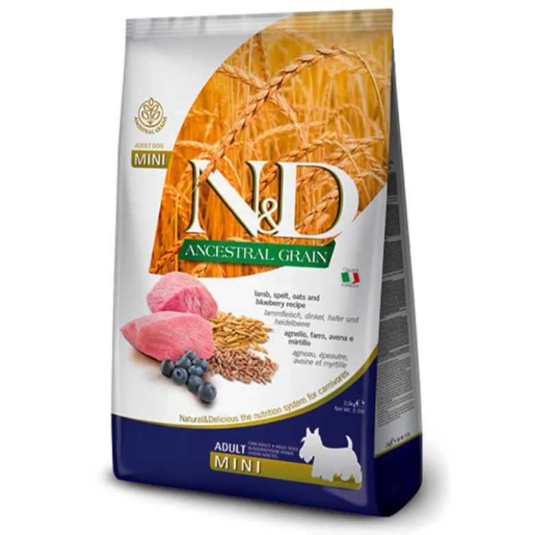 Farmina N&D Ancestral Grain Cordero Mini para Perros
