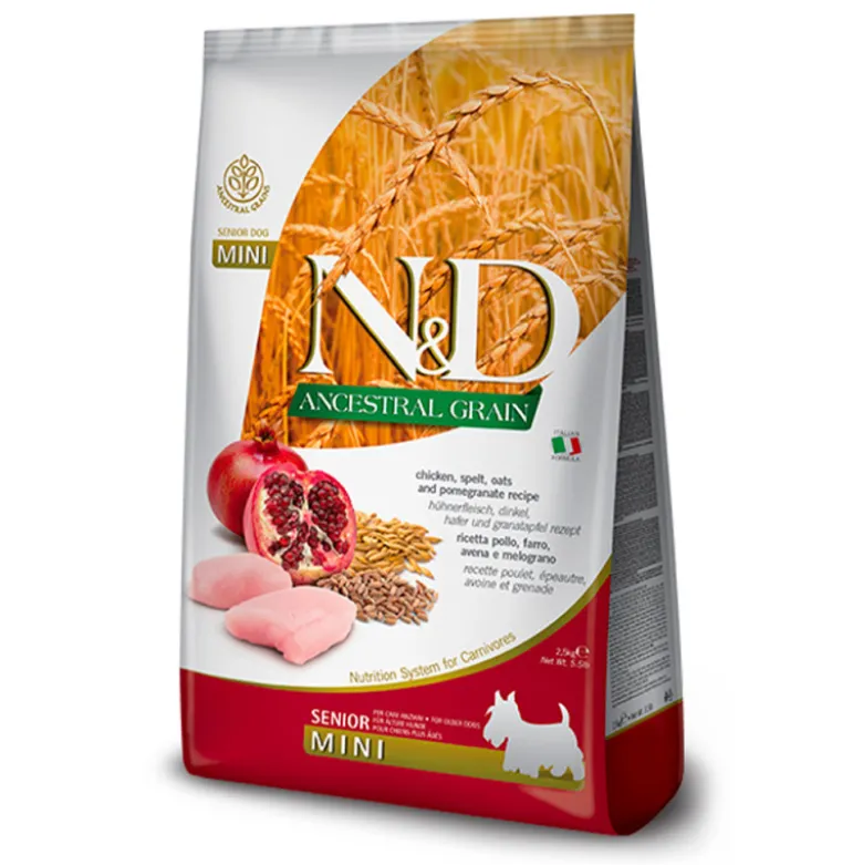 Farmina N&D Ancestral Grain Senior Mini para Perros