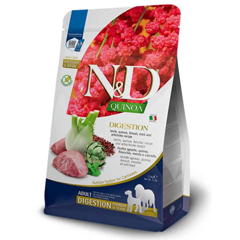 Farmina N&D Quinoa Digestion Medium/Maxi para Perros