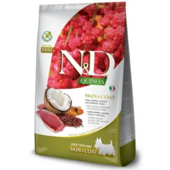 Farmina N&D Quinoa Skin Coat Pato Mini para Perros