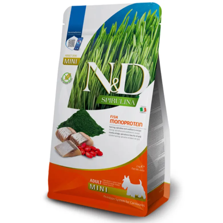 Farmina N&D Spirulina Arenque Mini para Perros