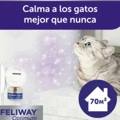 Feliway Optimum Difusor + Recambio 48ml Happy Family para Gatos