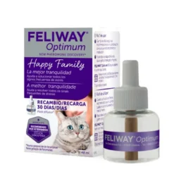 Feliway Optimum Recambio 48ml Happy Family para Gatos